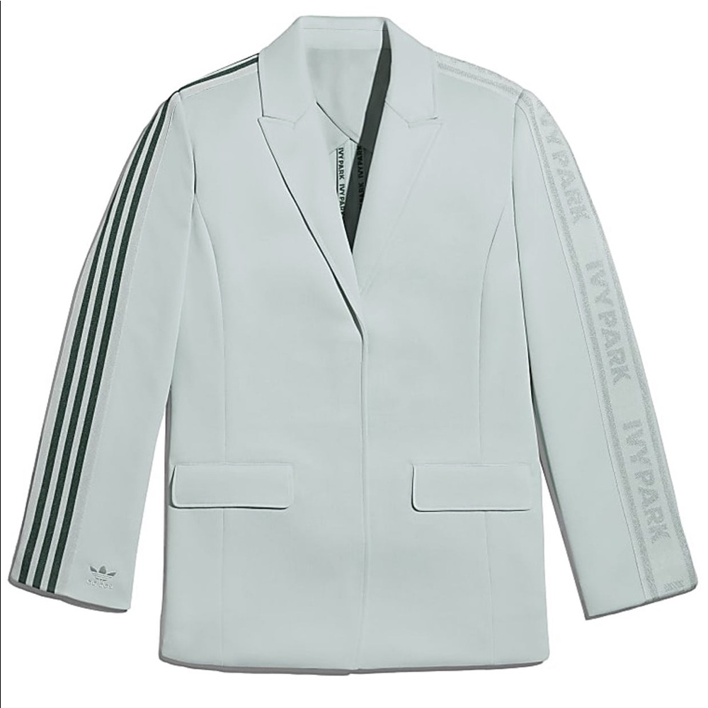 Adidas x Ivy Park stripes suit jacket